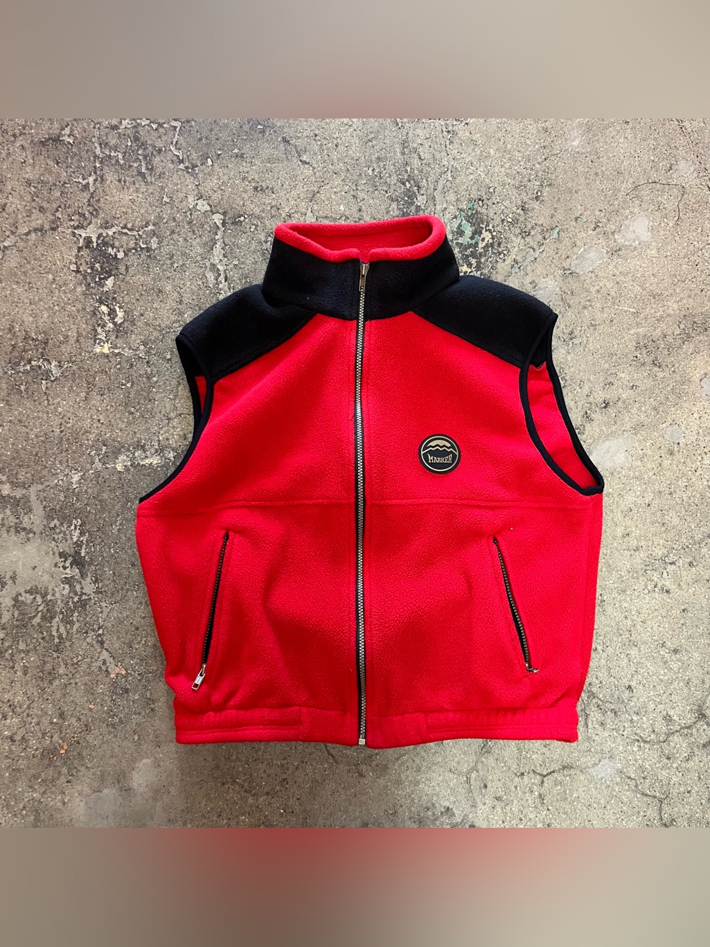 Vintage Marker Polartex Fleece Vest M Made In Usa